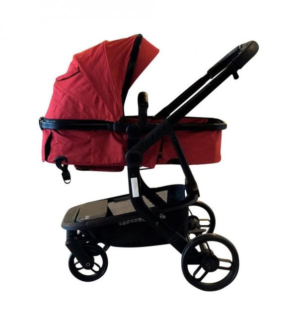 Lava Baby Modena Çift Yönlü Bebek Arabası - Kırmızı (Portbebe Öze - 4