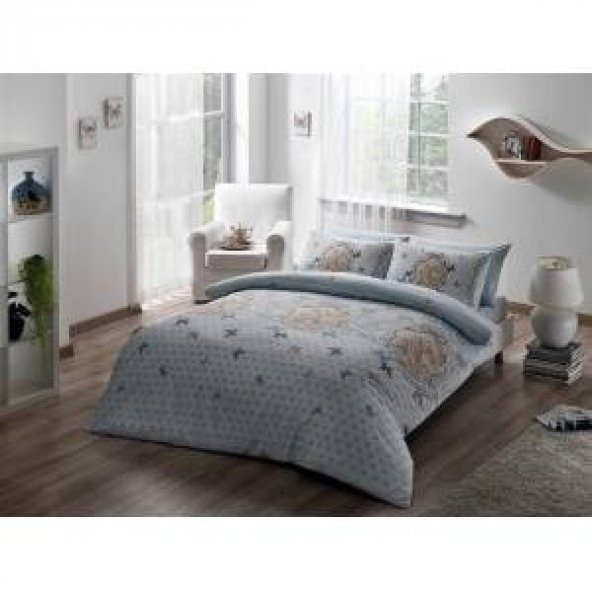 Taç Ranforce Tek Kişilik Nevresim Takımı LOIRE MINT - Resim 2