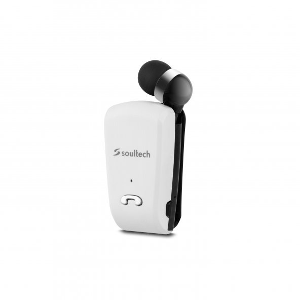 Soultech Color Clıp Comfort Bluetooth Kulaklık Beyaz - BH012B