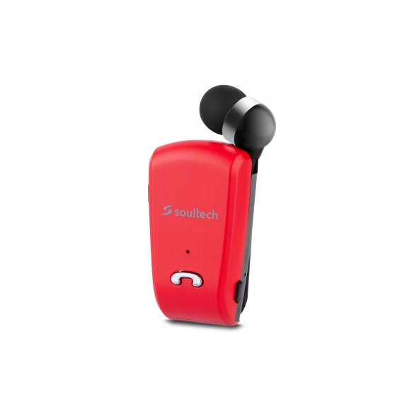Soultech Color Clıp Comfort Bluetooth Kulaklık Kırmızı - BH012K