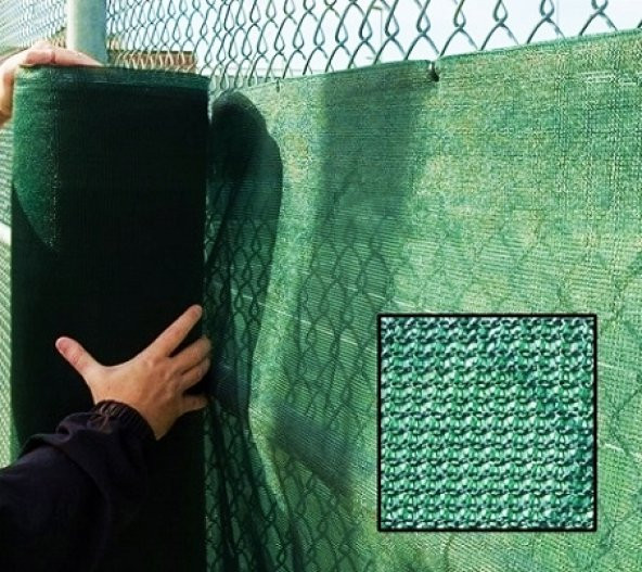 Bahçe çit filesi 1.5 Metre Yükseklik x 10 Metre boy Sera örtüsü çit filesi %70 sıklık - 2