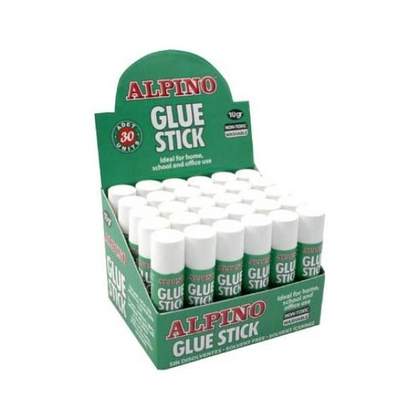 Alpino Glue Stick Yapıştırıcı 10 Gr. 30 'lu (1 Paket )