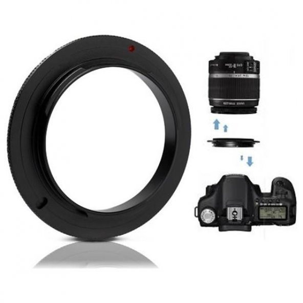Nikon 18-55 Lens İçin 52mm Ters Makro Adaptör