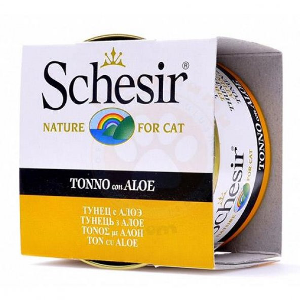 Schesir Cat Jelly 85gr-Ton Balıklı ve Aloeveralı Kedi Konservesi