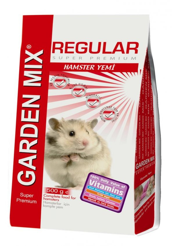Gardenmix Hamster Yemi 500 gr ( 10 ADET  )