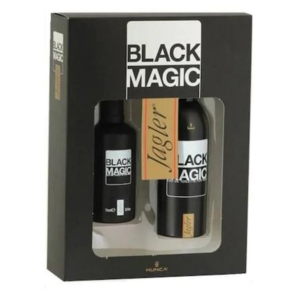 Jagler Black Magic EDT Parfüm 75ml+150ml Deo Erkek