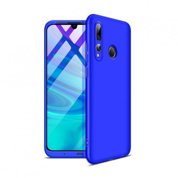 Huawei P Smart Z Kılıf 360 Korumalı Sert Kapak + Nano Ekran Koruyucu - 6
