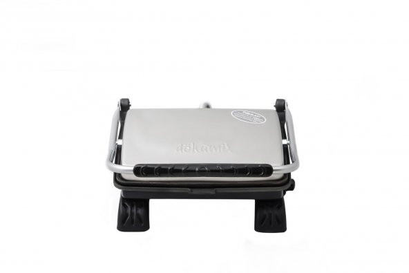 Dökümix INOX Organik Demir Döküm Tost Makinası 1800w Tel Fırç Hediye - 2