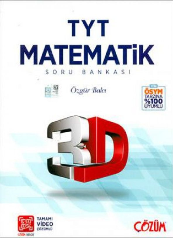 Çözüm Yayınları TYT Matematik 3D Soru Bankası