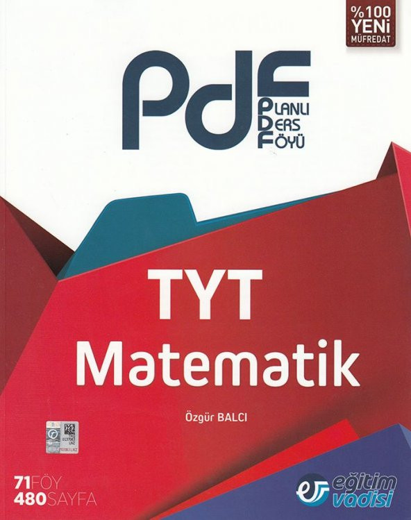 Eğitim Vadisi TYT Matematik PDF Planlı Ders Föyü
