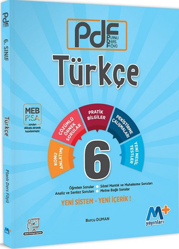 Martı Yayınları 6. Sınıf Türkçe PDF Planlı Ders Föyü