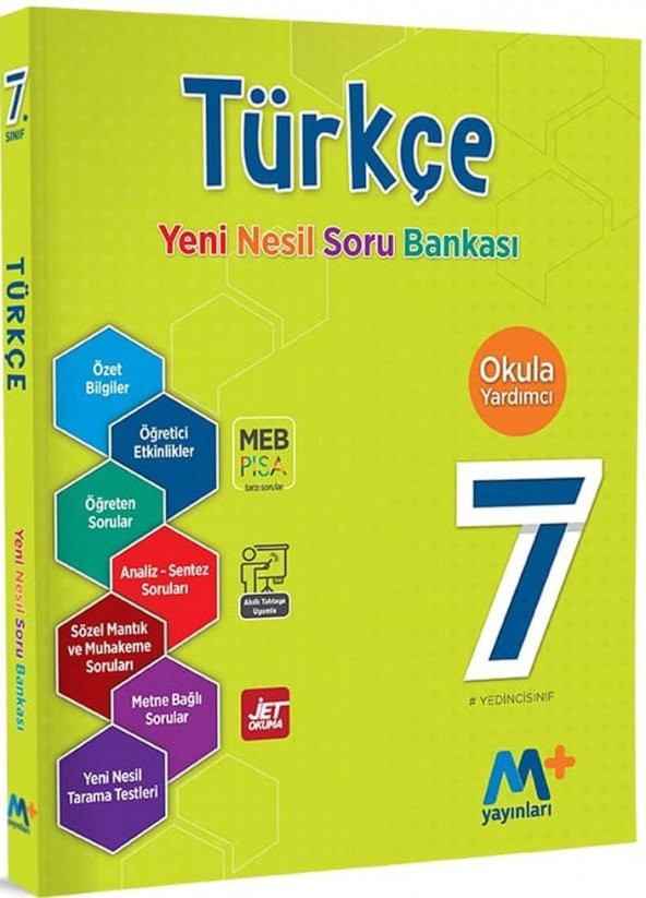Martı Yayınları 7. Sınıf Türkçe Yeni Nesil Soru Bankası