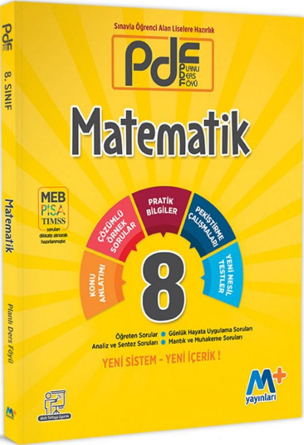 Martı Yayınları 8. Sınıf LGS Matematik PDF Planlı Ders Föyü