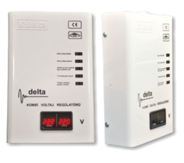 Delta 0.5 kVA Kombi Voltaj Regülatörü 135-260 V