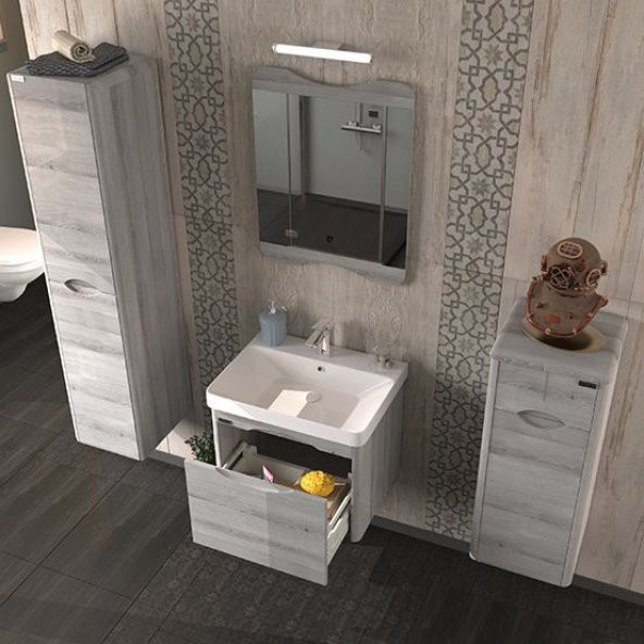 Pierre Cardin Pacific 60 cm Banyo Dolabı Linden - 3