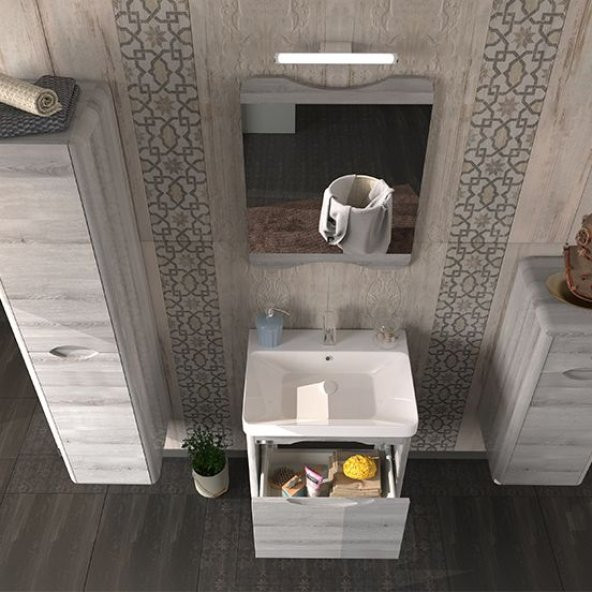 Pierre Cardin Pacific 60 cm Banyo Dolabı Linden - 4