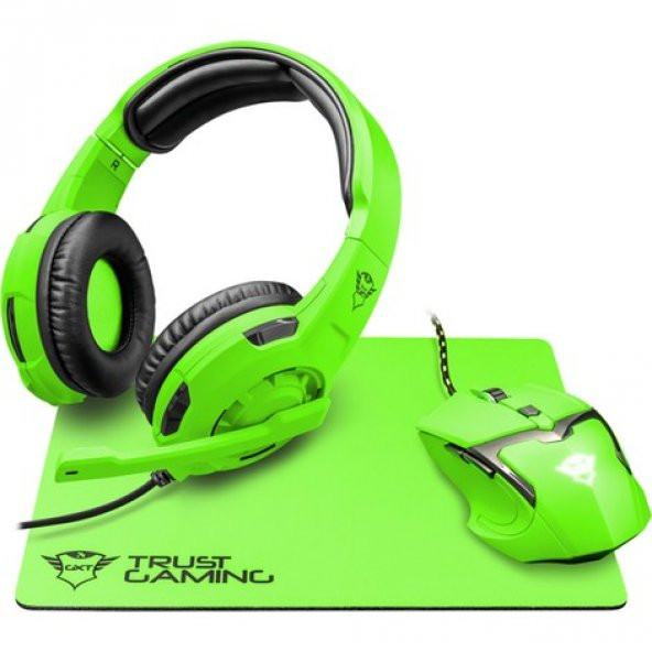 Trust 22463 GXT 790SG Spectra 3'lü Oyuncu Bundle Set Yeşil - 1