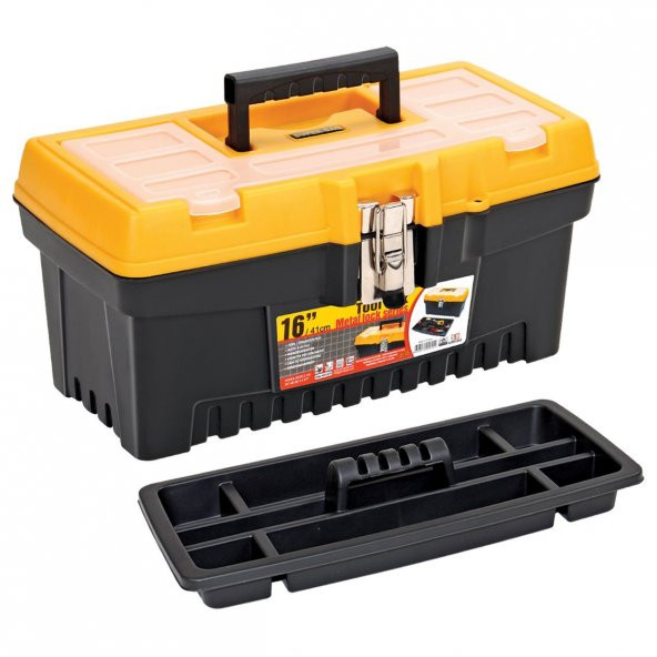 Superbag Takım Cantası 16" Metal Kilitli  Organizerli  Takım Çantası ASR-2076