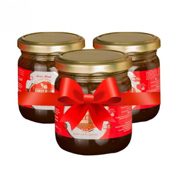 3 Kavanoz Ginseng Macun 240gr - Doğal Kuvvet Macunu