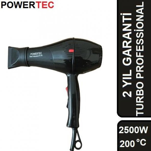 Powertec TR-701 Professional Kuaför Saç Kurutma Ve Fön Makinesi