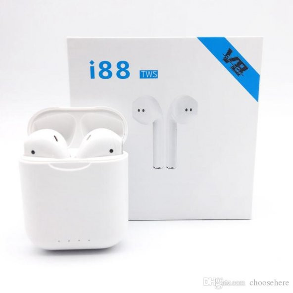 YENİ TWS İ88 Kablosuz Bluetooth Kulaklık iOS ve Andorid Uyumlu