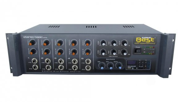 Best AN2100EUT2 Echo + USB + İki Kanal Trafolu Stereo Anfi 2x100 Watt