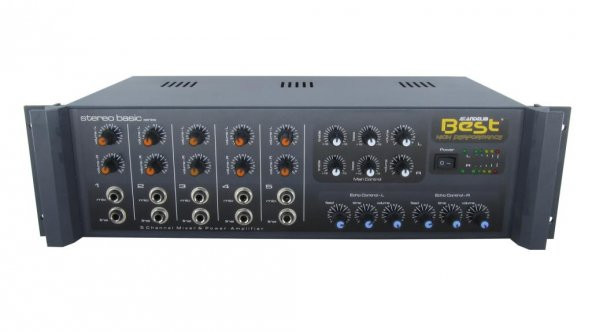 Best AN2100ET2 Echo + İki Kanal Trafolu Stereo Anfi 2x100 Watt - 1