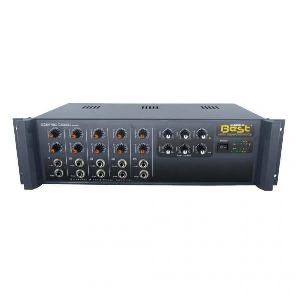 Best AN2150 Stereo Anfi 2x150 Watt 5 Mikrofon Girişli