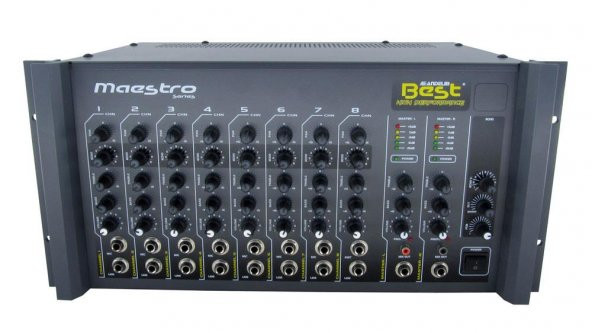 Best Maestro AN500ST2 Anfi 2x500 Watt 8 Kanal Ekho + Çift Trafolu