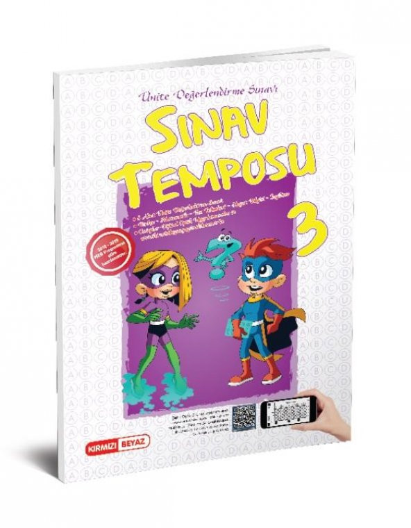 Kırmızı Beyaz Yayınları 3. Sınıf Sınav Temposu Yeni 2020 - 1