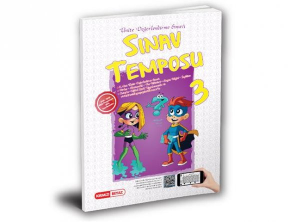 Kırmızı Beyaz Yayınları 3. Sınıf Sınav Temposu Yeni 2020 - 2