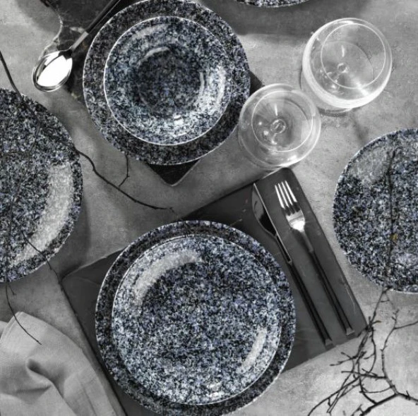 Kütahya Porselen Nanokrem 24 Parça Yemek Seti 891020 - 2