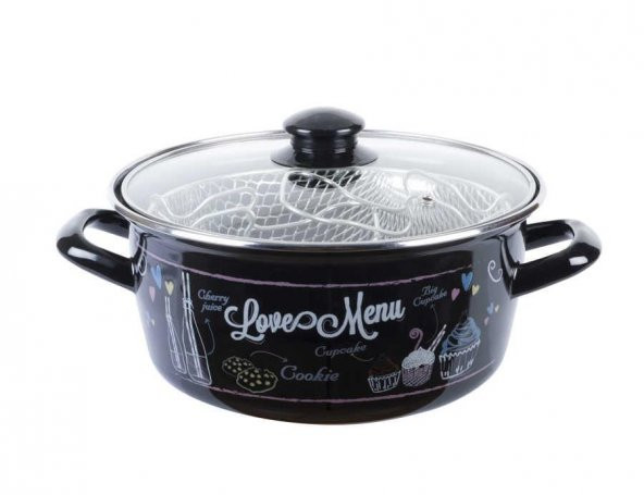 TANTİTONİ LOVE MENU KIZARTMA TENCERESİ 24CM - 2