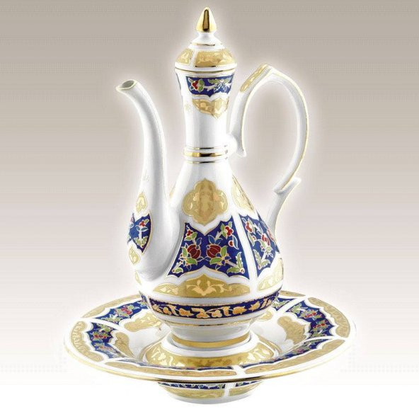 Kütahya Porselen El Yapımı Sürahi Takımı Dekor No:013880 - 2