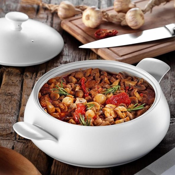 Porflame Porselen 3, 6 lt Tencere