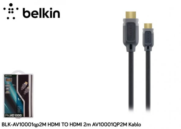 Belkin BLK-AV10001QP2M Hdmi mini To Hdmi 2m Kablo