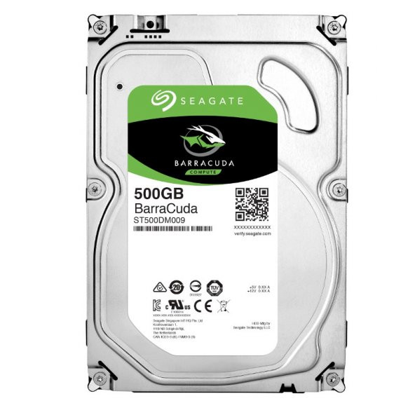 Seagate Barracuda ST500DM009 3.5" 500 GB 7200 RPM 32 MB SATA 3 NCQ HDD