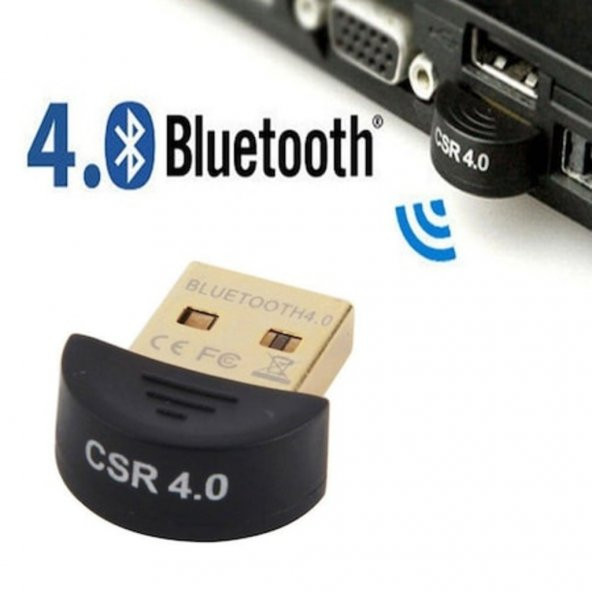 Bluetooth V4.0 USB Dongle Adaptör CSR