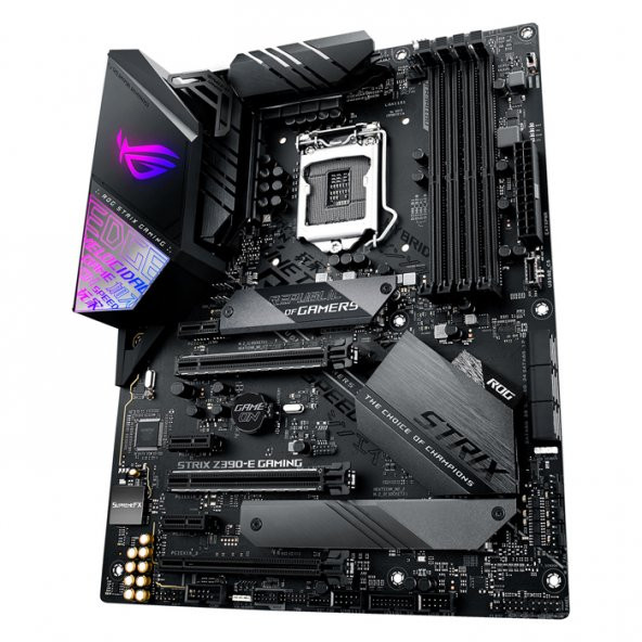 Asus Rog Strix Z390-E Gaming Intel Z390 Soket 1151 DDR4 4266(O.C.)MHz ATX Gaming(Oyuncu) Anakart - 4