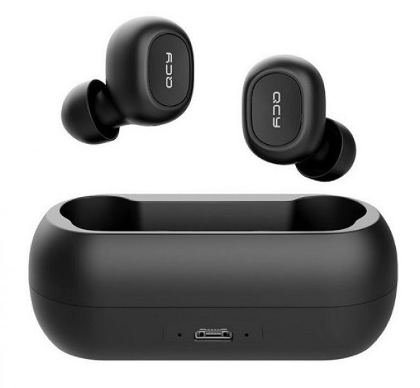 QCY T1C Çift Mikrofonlu Şarj Edilebilir Bluetooth V5.0 Siyah Telefon Kulaklığı - 2 Yıl Resmi Distribütör Garantili - 1