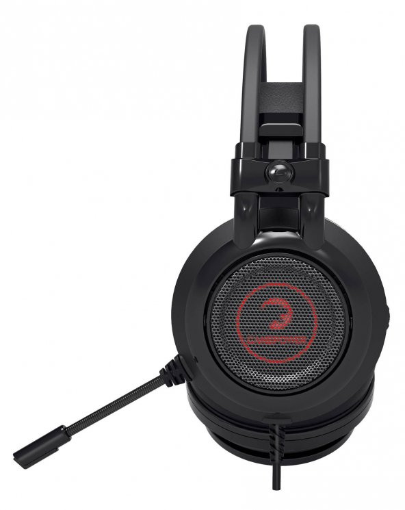 GamePower Magnus V2 Gaming Kulaklık Neodimyum 50mm Sürücüler 113dB Hassas Mikrofon -43dB RGB LED Aydınlatmalı USB ve 3.5mm Bağlantı - 3