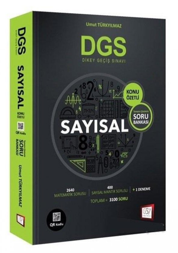 657 Yayınları DGS Sayısal Konu Özetli Soru Bankası