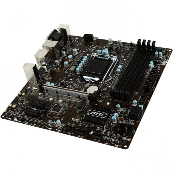 MSI B250M PRO-VDH Intel B250 Soket 1151 DDR4 2400MHz mAtx Gaming(Oyuncu) Anakart - 4