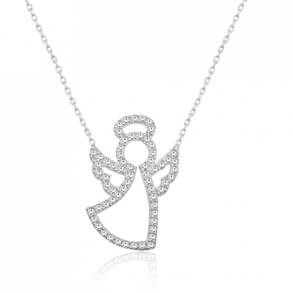 Gümüş Melek Kolye DN79A