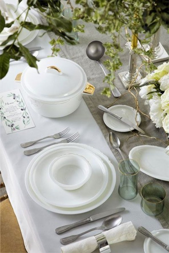 Koleksiyon Eser-i İstanbul Yemek Takımı Altın 120 Parça - 3