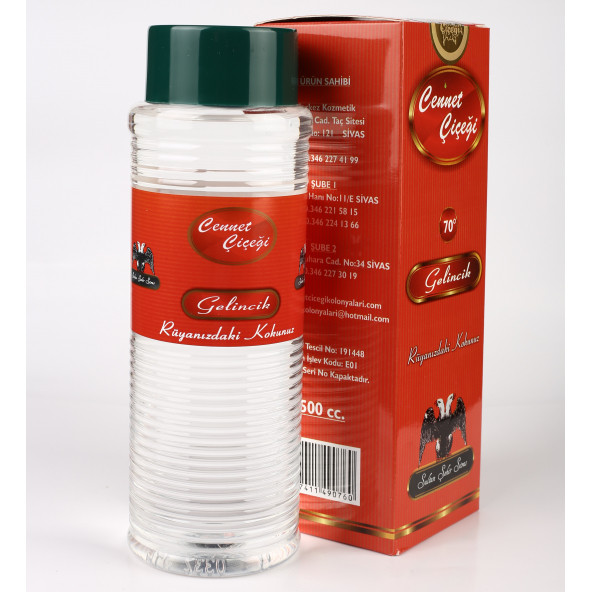 CENNET ÇİÇEĞİ Gelincik Kolonyası 400ml Pet