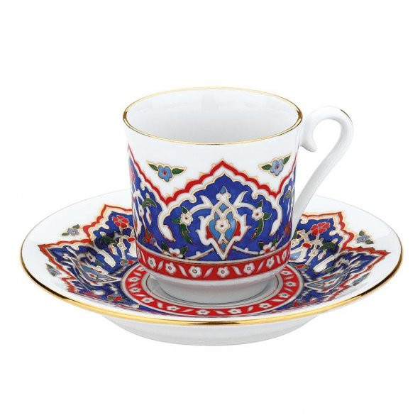 Kütahya Porselen 2 Kişilik 3646 Desen Kahve Fincan Takımı
