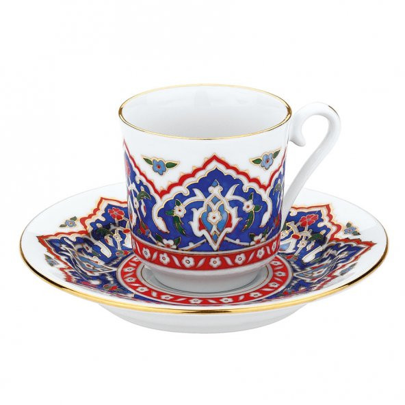 Kütahya Porselen 2 Kişilik 3646 Desen Kahve Fincan Takımı - 2