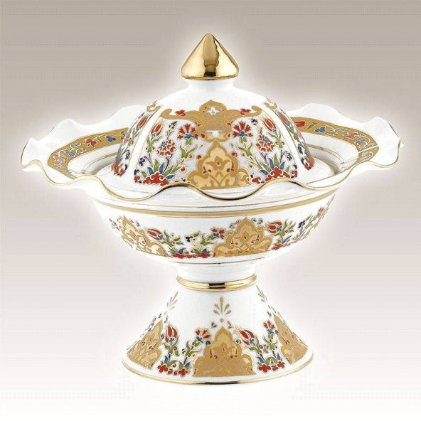 Kütahya Porselen El Yapımı Şekerlik No 1 - Resim 2