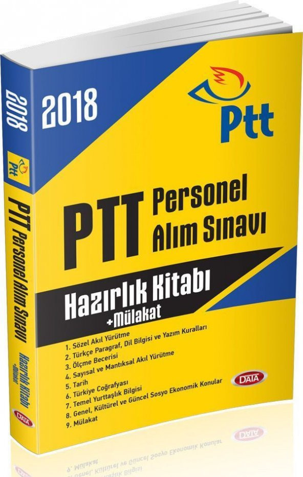 Data Yayınları PTT Personel Alım Sınavı Mülakat Hazırlık Kitabı